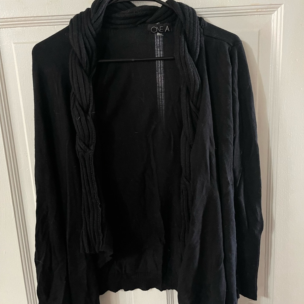 Knit neck sweater